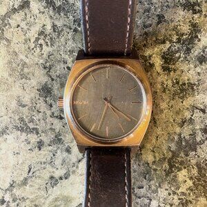 Nixon Time Teller Leather